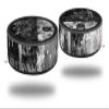 Skin Wrap Decal Set 2 Pack for Amazon Echo Dot 2 - Graffiti Grunge Skull (2nd Generation ONLY - Echo NOT Included) view 1