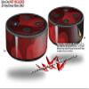Skin Wrap Decal Set 2 Pack for Amazon Echo Dot 2 - Bokeh Hearts Red (2nd Generation ONLY - Echo NOT Included) view 2