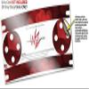 Skin Wrap Decal Set 2 Pack for Amazon Echo Dot 2 - Bokeh Hearts Red (2nd Generation ONLY - Echo NOT Included) view 3