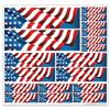 American Flag - USA - 12" x 12" Vinyl Sticker Decal Sheet For Car/Truck/Laptop view 1
