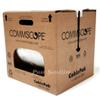 1000ft WHITE MADE IN USA COMMSCOPE RG6 COAXIAL CABLE 18AWG COPPER CLAD WHITE FLAME RETARDANT PVC view 1