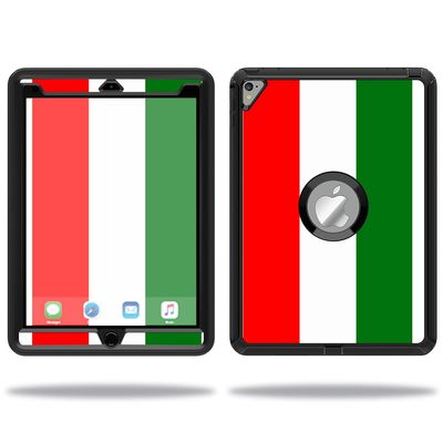 MightySkins Skin Compatible with OtterBox Defender Apple iPad Pro 9.7 Case wrap Cover Sticker Skins Italian Flag