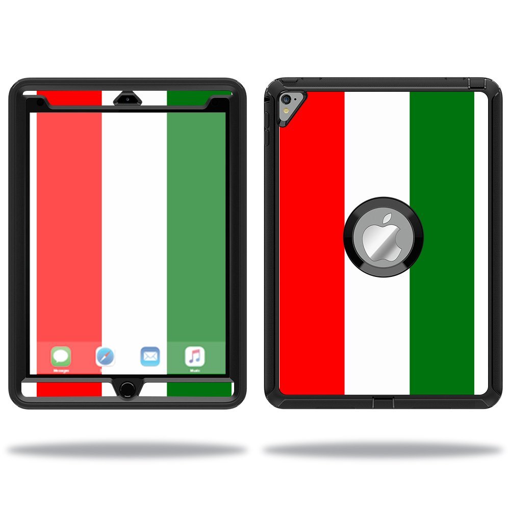 MightySkins Skin Compatible with OtterBox Defender Apple iPad Pro 9.7 Case wrap Cover Sticker Skins Italian Flag