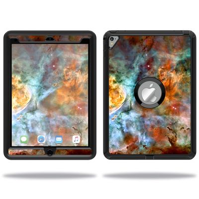 MightySkins Skin Compatible with OtterBox Defender Apple iPad Pro 9.7 Case wrap Cover Sticker Skins Space Cloud