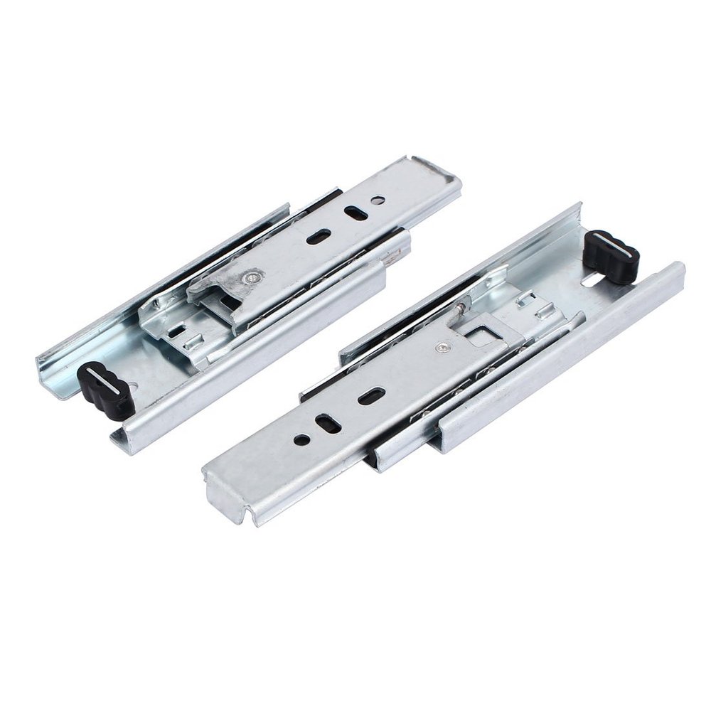 uxcell 4-Inch Drawer Slides, Full Extension Ball Bearing Slide Track Rail 45mm Wide 33lb Capacity 1 Pair