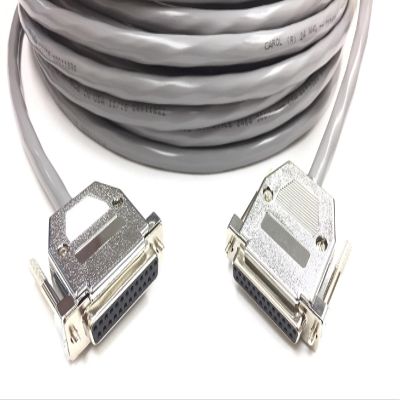 100ft DB25 Female to DB25 Female RS232 Extension Cable 24 AWG