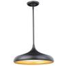 VAXCEL Bacio LED Bronze Motion Sensor Dome Pendant Light view 1