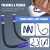 Rechargeable, Hands-free Neck Book Lamp with 4 LED Bulbs, 4 Adjustable Brightness, USB Cable Included for Reading in Bed or Car view 4