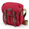 Billingham Hadley Shoulder Bag Small (Burgundy with Chocolate Leather Trim) view 1