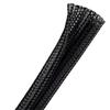 1/2" Split F6 Braided Cable Sleeving Wrap, Split Loom, Techflex (25FT) view 1