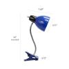 Limelights Adjustable Clip Lamp Light, Blue view 4