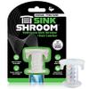 SinkShroom SSCLE988 The Revolutionary Sink Drain Protector Hair Catcher/Strainer/Snare, Clear view 1