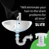SinkShroom SSCLE988 The Revolutionary Sink Drain Protector Hair Catcher/Strainer/Snare, Clear view 4