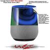 Alecias Swirl 01 Blue - Decal Style Skin Wrap fits Google Home Original (Google Home NOT Included) view 2