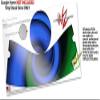 Alecias Swirl 01 Blue - Decal Style Skin Wrap fits Google Home Original (Google Home NOT Included) view 3