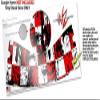 Checker Graffiti - Decal Style Skin Wrap fits Google Home Original (Google Home NOT Included) view 3
