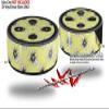 Skin Wrap Decal Set 2 Pack for Amazon Echo Dot 2 - Kearas Daisies Yellow (2nd Generation ONLY - Echo NOT Included) view 2