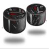 Skin Wrap Decal Set 2 Pack for Amazon Echo Dot 2 - Baja 0023 Red (2nd Generation ONLY - Echo NOT Included) view 1