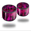 Skin Wrap Decal Set 2 Pack for Amazon Echo Dot 2 - Pink Distressed Leopard (2nd Generation ONLY - Echo NOT Included) view 1