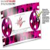 Skin Wrap Decal Set 2 Pack for Amazon Echo Dot 2 - Pink Distressed Leopard (2nd Generation ONLY - Echo NOT Included) view 3