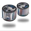 Skin Wrap Decal Set 2 Pack for Amazon Echo Dot 2 - Construction (2nd Generation ONLY - Echo NOT Included) view 1