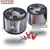 Skin Wrap Decal Set 2 Pack for Amazon Echo Dot 2 - Construction (2nd Generation ONLY - Echo NOT Included) view 2