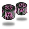 Skin Wrap Decal Set 2 Pack for Amazon Echo Dot 2 - Floral Pattern Pink (2nd Generation ONLY - Echo NOT Included) view 1