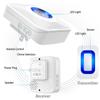 Fosmon WaveLink Door Chime Driveway Alarm Guard Wireless Motion Sensor (500 Feet, 58 Tunes, 5 Volume Levels, LED Indicators) Motion Detector Home/Business/Store Entrance Alert (1 Receiver + 1 Sensor) view 2
