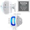 Fosmon WaveLink Door Chime Driveway Alarm Guard Wireless Motion Sensor (500 Feet, 58 Tunes, 5 Volume Levels, LED Indicators) Motion Detector Home/Business/Store Entrance Alert (1 Receiver + 1 Sensor) view 3