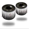 Skin Wrap Decal Set 2 Pack for Amazon Echo Dot 2 - Eyeball Brown (2nd Generation ONLY - Echo NOT Included) view 1