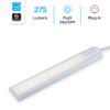 Enbrighten 10 Inch LED Premium Under Cabinet Light Fixture, Plug-In, Bright White 3000K, 275 Lumens, Plastic Housing, On/Off Switch, Perfect for Kitchen, Home Office, Garage, Workbench & more, 26534 view 4