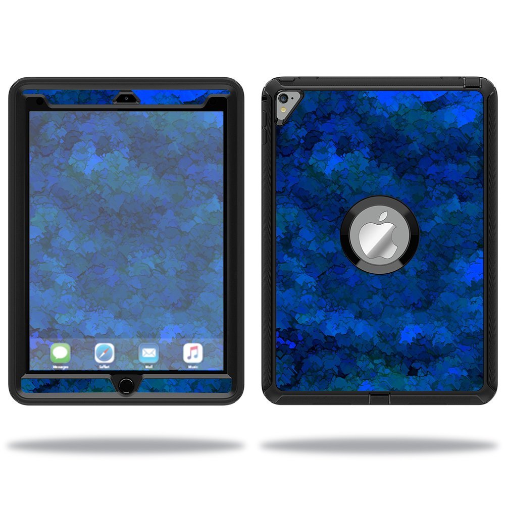 MightySkins Skin Compatible with OtterBox Defender Apple iPad Pro 9.7 Case wrap Cover Sticker Skins Blue Ice