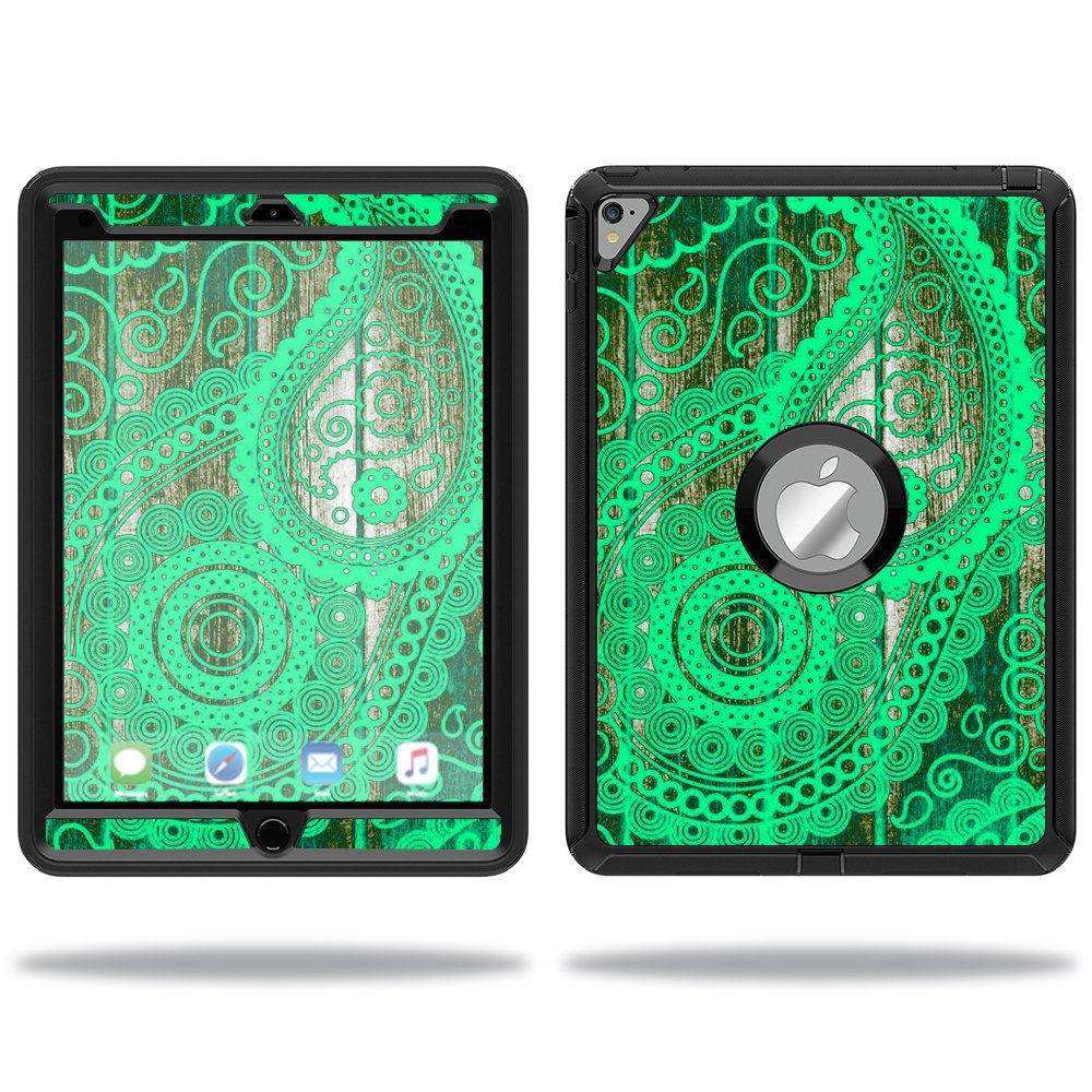 MightySkins Skin Compatible with OtterBox Defender Apple iPad Pro 9.7 Case wrap Cover Sticker Skins Vintage Paisley