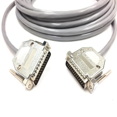 100ft DB25 Male to DB25 Male RS232 Cable 24 AWG Made in USA