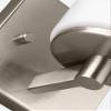 Sea Gull Lighting 4139101-962 Hettinger One Light Wall / Bath Sconce Vanity Style Lights, Brushed Nickel Finish,White view 4