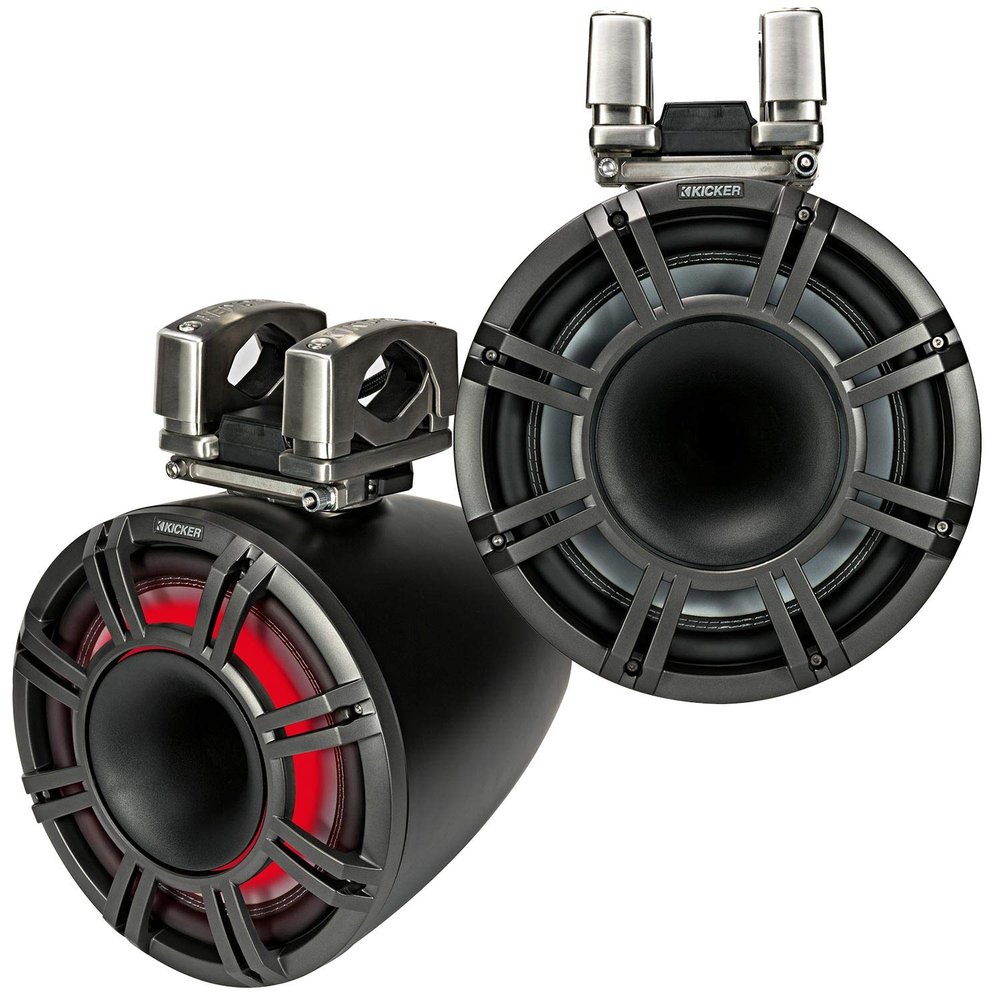 KICKER KMTC114 (44KMTC114) 11" Marine LED Speakers