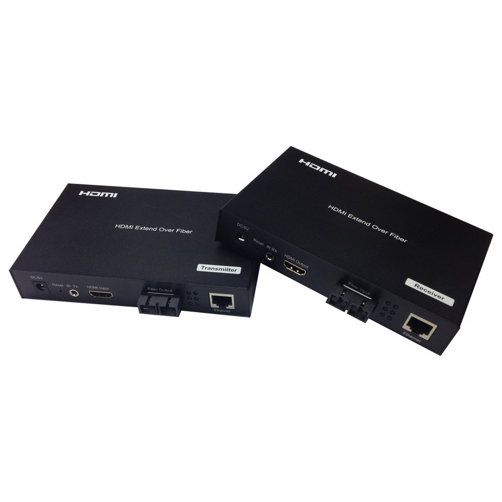 HDMI Extender Over Fiber w/IR Control and Ethernet Pass Thru