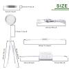 AIBOO Linkable LED Under Cabinet Lights Hardwired 12V Slim Aluminum Dimmable Puck Lights with Remote Control for Cupboard Lighting (4 Lights, Daylight White, NO Wall Plug) view 3