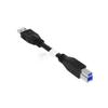 USBGear USB A to B Cable, USB Printer Cable, 6 Inches, Black, 5Gbps view 1