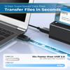 USBGear USB A to B Cable, USB Printer Cable, 6 Inches, Black, 5Gbps view 2