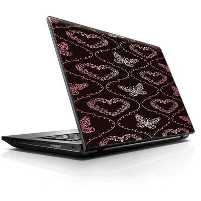 15 15.6 inch Laptop Notebook Skin Vinyl Sticker Cover Decal Fits 13.3" 14" 15.6" 16" HP Lenovo Apple Mac Dell Compaq Asus Acer/Butterfly Heart Pattern
