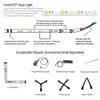 WAC Lighting LED-T2430L-2IN10WT Invisiled Lite 2" 10 Pack Tape Light in 3000K Soft White 2", Piece view 2