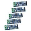 Newzoll 5Pcs LM386 Audio Amplifier Module for Arduino EK1236, Mono Board 200x Gain, Low Voltage DIY Circuit for Speaker, Solo 5-12V Operation, 10K Adjustable view 1