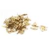 uxcell Box Wooden Case Metal Hasp Hook Lock Lid Latch Catch Gold Tone 30pcs view 1