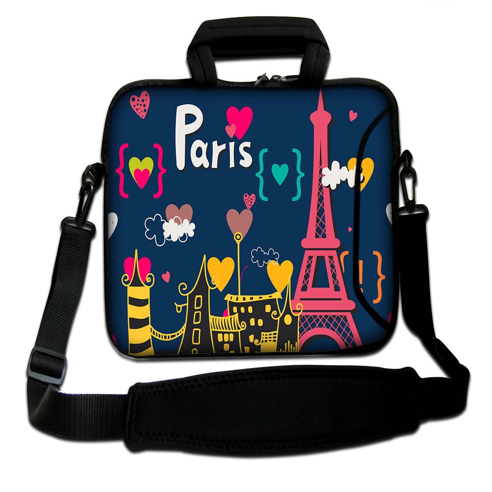 12" Inches Design Laptop Notebook Sleeve Soft Case Bag With Handle and Shoulder Strap