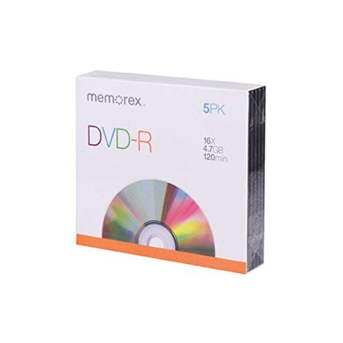 Memorex DVD-R Dvd-R 4.7 GB Cake Box 5/Pack-Mfg# 132670 - Sold As 6 Units