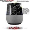 Twisted Garden Gray and Blue - Decal Style Skin Wrap fits Google Home Original (Google Home NOT Included) view 2