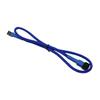 Darkside 3-Pin 40cm (16") M/F Fan Sleeved Cable - Dark Blue UV (DS-0248) view 1