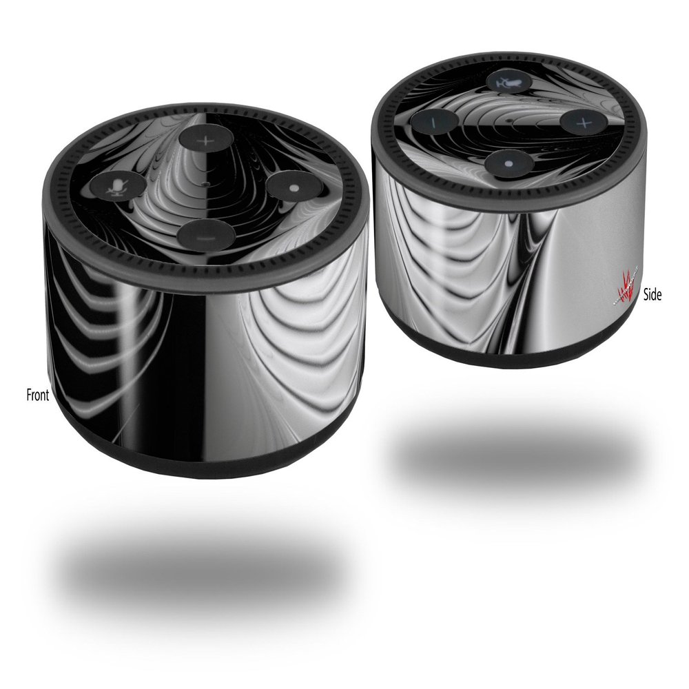 Skin Wrap Decal Set 2 Pack for Amazon Echo Dot 2 - Positive Negative (2nd Generation ONLY - Echo NOT Included)