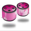 Skin Wrap Decal Set 2 Pack for Amazon Echo Dot 2 - Bokeh Hex Hot Pink (2nd Generation ONLY - Echo NOT Included) view 1